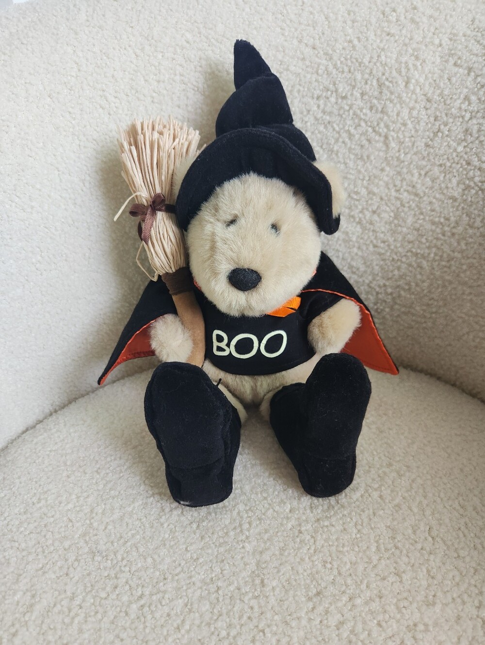 Vintage 2000 Starbucks 11th Ed Bearista Witch Halloween Plush Stuffed Bear Boo